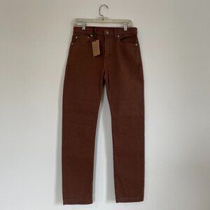 American Giant Men's Slim Fit Brown Roughneck Pant 30 x 30 NWT